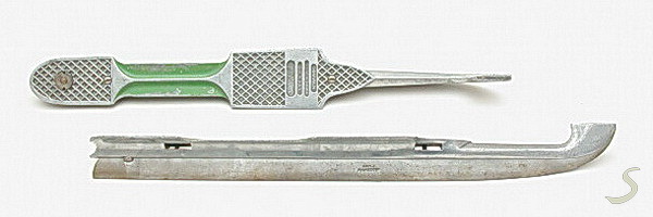 aluminium vonk schaatsen groen