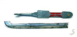 aluminium vonk schaatsen rood